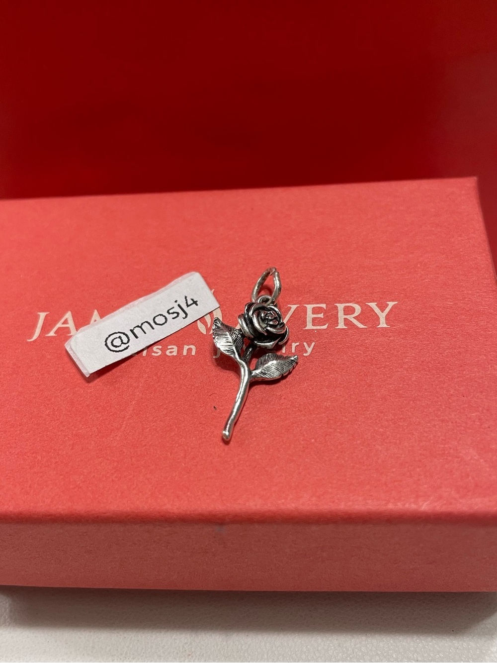 James Avery Rose Charm